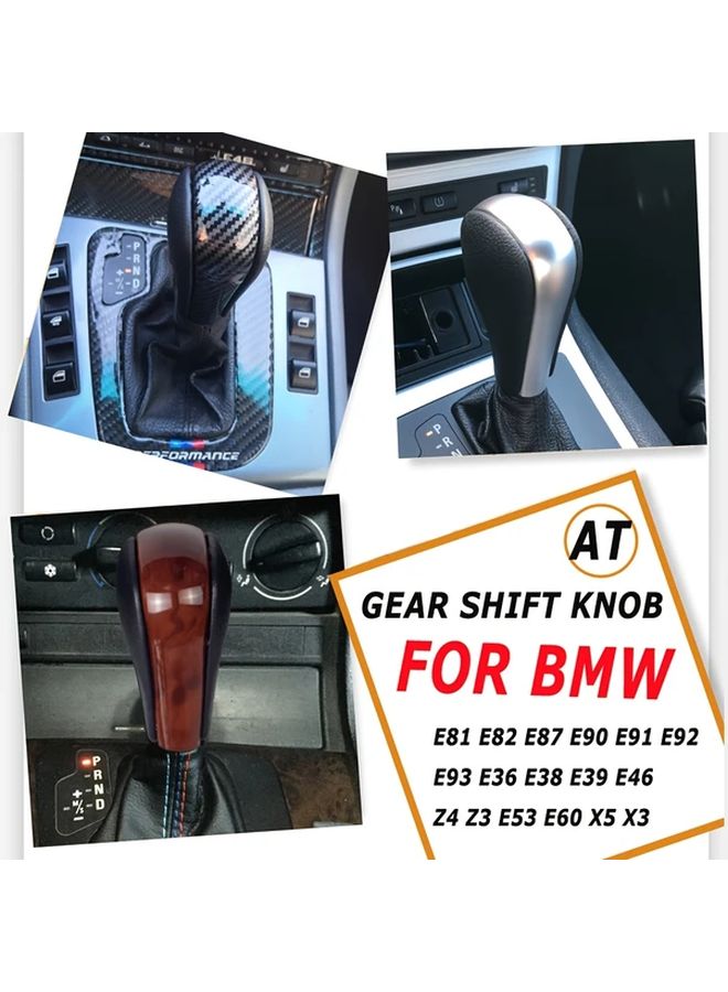 BMW Automatic Gear Shift Knob Silvery Long Direct Replacement for 1 3 5 7 Z X Series 2004 2013 Models - Image 1